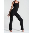 Temps Danse Victoire Dames Unitard Zwart met ronde hals