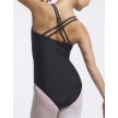 Temps-Danse dames balletpak dubbele kruisbandjes zwart achterkant