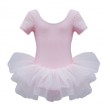 Roze Ballet pakje met tutu rokje voor kinderen