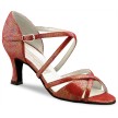 Werner Kern July Donker rode latin dansschoenen