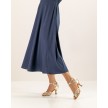 Anna Kern 740-60 Adele nappa gold leer salsaschoenen dames met suede zool