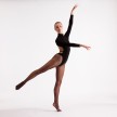 Silky Dance zwarte netpanty voor salsa en showdance
