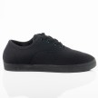 Rumpf RU1589 Vulan Zwarte Danssneaker met Suede Zool