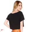 Crop top E11167 Black