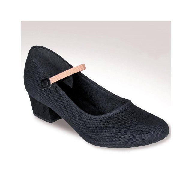 So Danca Character Dansschoenen RO42 zwart canvas