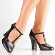 So Danca Dames Character Dansschoenen CH110 75 mm hak Lederen zool