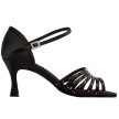 Supadance 1071 dames latinschoenen zwart zijkant 