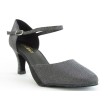 SoDanca Dansschoenen het hak zwart met enkel bandje BL118