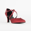 SoDanca Dansschoenen BL156 met een drukknoopsluiting en kruisbandjes