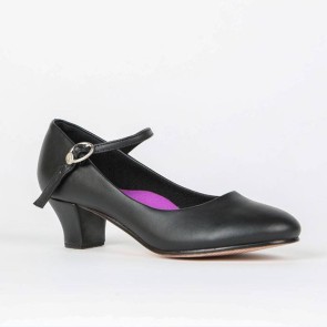 Character dansschoenen Russian Pointe KITRI zwart 4cm hak