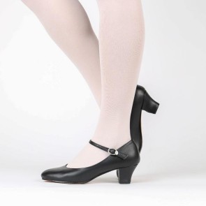 Russian Pointe Charactère Dansschoen Kitri met Lederen zool