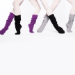 Russian Pointe Fleece Warm-Up zachte sokken voor ballerinas met elastiek