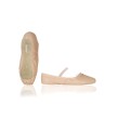 Papillon PK1000 lederen balletschoenen met doorlopende zool roze