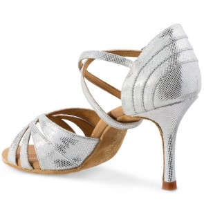 Rummos Elite Paris salsaschoenen zilver