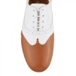 Rummos Elite Oscar bruin witte dansschoenen voor heren