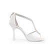 Portdance PD806 dansschoenen glitters wit