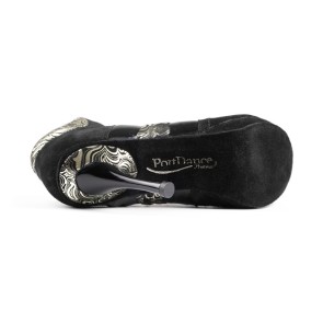 Portdance PD950 dames kizomba schoenen onderkant 