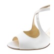 Nueva Epoca Mable Lederen Zool Dansschoenen voor Dames open teen gekruiste verstelbare bandjes