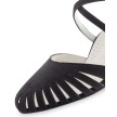 Werner Kern Murielle dansschoenen dames suede zwart dichte teen met cut outs