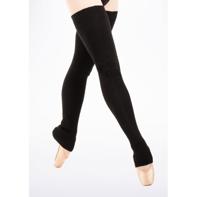 zwarte lange Bloch Dames Beenwarmers W0948 Francesca 