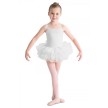 Bloch Desdemona Tutu Balletpak Voor Meisjes wit spaghettibandjes