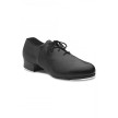 Bloch zwarte Lederen Dames Tap dansschoenen met Splitzool en Vetersluiting Tap Flex S0388L
