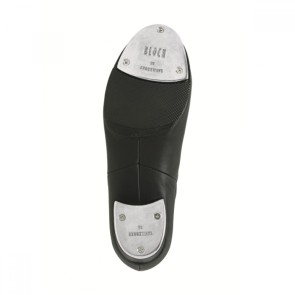 Bloch zwarte Lederen Tap dansschoenen met Splitzool en Tap ijzers Tap Flex S0388L