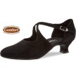 Diamant 052-112-001 dames dansschoenen lage hak zwart