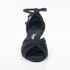 Diamant 141-077-335 latin schoenen voor dames zwart voorkant