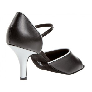 Diamant 153-058-027 dansschoenen voor dames zwart leer
