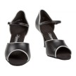 Diamant 153-058-027 dansschoenen voor dames zwart open teen 