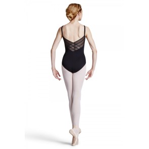 Bloch L8820 balletpak met gaas en spaghettibandjes achterkant 