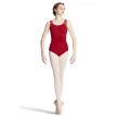 Boch L8805 rood dames balletpak hemdmodel mesh rug voorkant