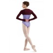 Bloch Z0979 dames bolero Lydia burgundy achterkant