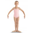 Bloch CL8097 balletpakje Begonia rug bloem roze spaghettibandjes