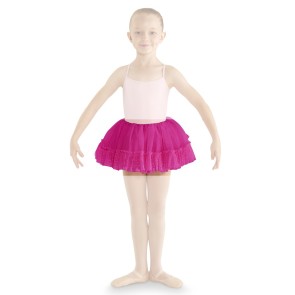 Bloch Addelyn Heart Mesh Tutu Skirt CR8111