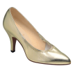 Supadance 1001 dames ballroomschoenen elastische rand platina