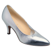 Supadance 1001 dames ballroomschoenen elastische rand zilver