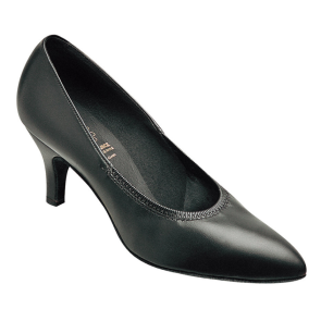Supadance 1001 dames ballroomschoenen elastische rand zwart