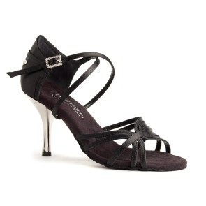 Portdance PD410 dansschoenen dunne bandjes zwart