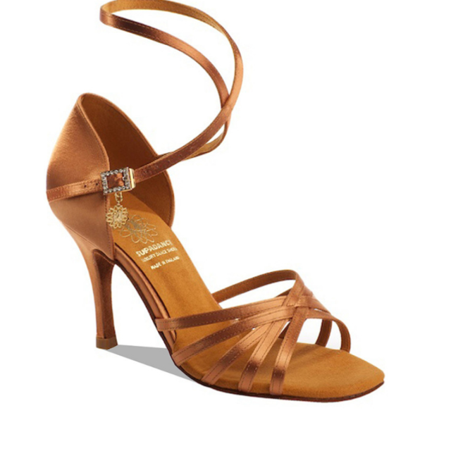 Supadance 1143 dansschoenen hoge hak dames brons
