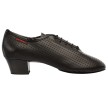 Supadance 1326 dames dansschoenen trainer leer zwart zijkant
