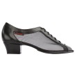 Supadance 3124 dames trainingsschoenen open teen mesh zwart zijkant