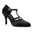 Portdance PD120 dansschoenen zwart satijn 