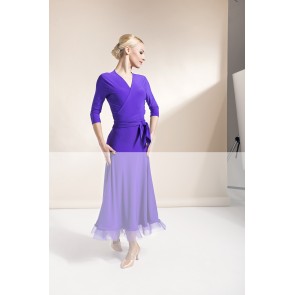 Heavenly Wrap Top Purple
