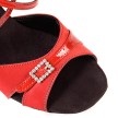Portdance PD135 salsaschoenen open neus rood