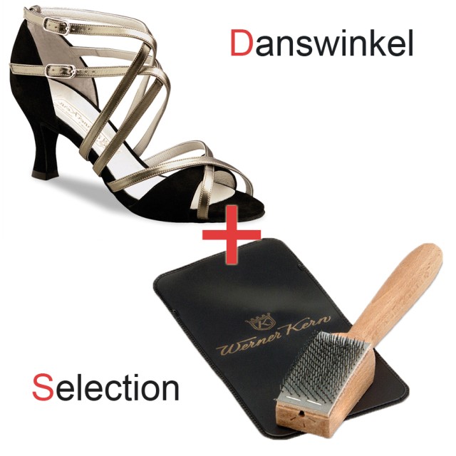 Werner Kern Eva (Suede black / Chevro antik) Danswinkel Selection