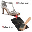 Anna Kern 870-75 Danswinkel Selection zilver nappa leer en borstel
