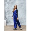 Grishko 0403PT Bowie Warm-Up Unitard Lang Navy
