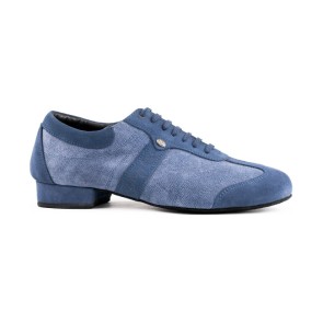 Portdance Pietro dansschoenen demin suede zool 